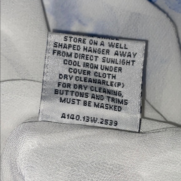 MARCS AU Blue White Floral A-Symmetric Asymmetrical Flowy Dress sz 6 - Picture 6 of 9